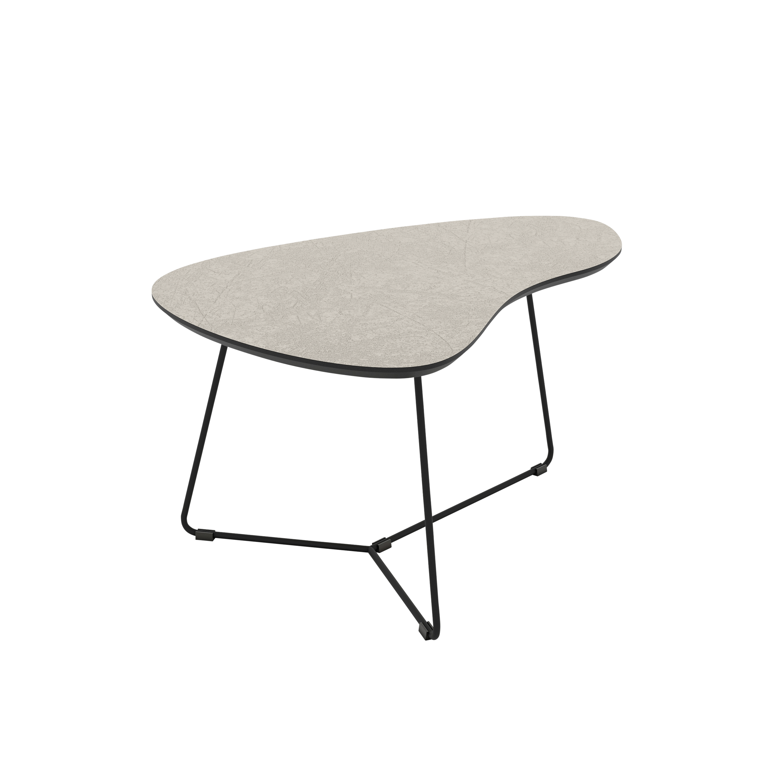 Hela Couchtisch Pisa hellbraun Metall Holzwerkstoff B/H/T: ca. 87x43x59 cm