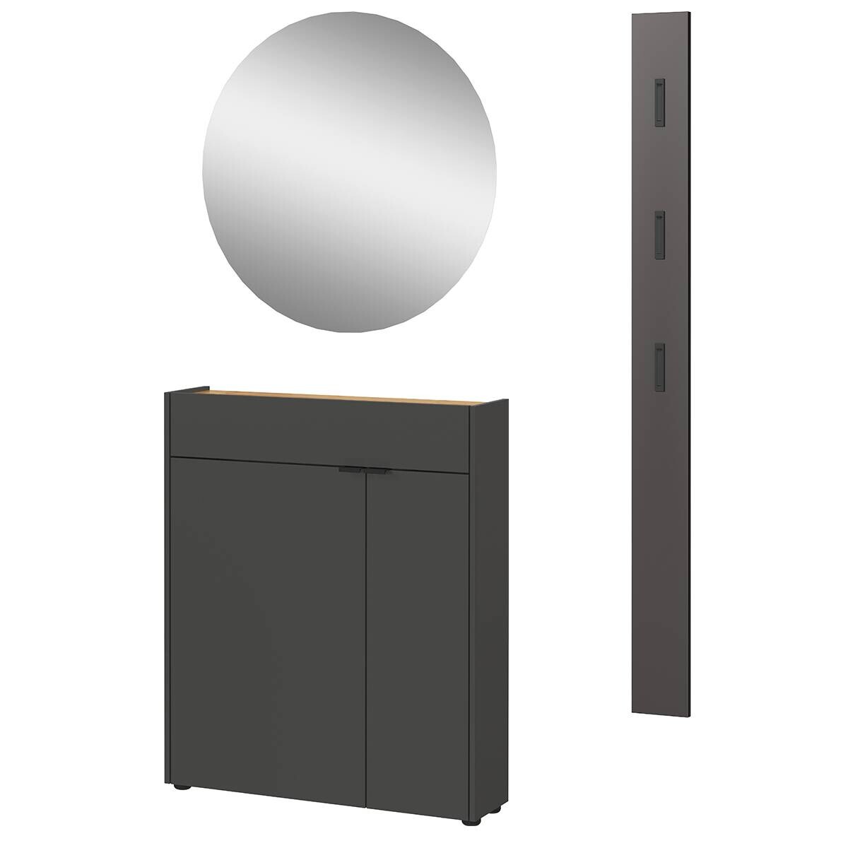 Garderobenset 9953-549 B/H/T: ca. 112x200x22 cm