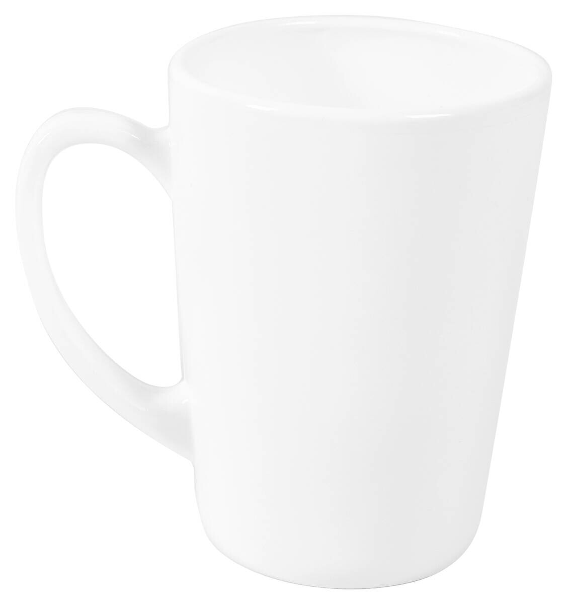 Kaffeebecher weiß Opal-Hartglas