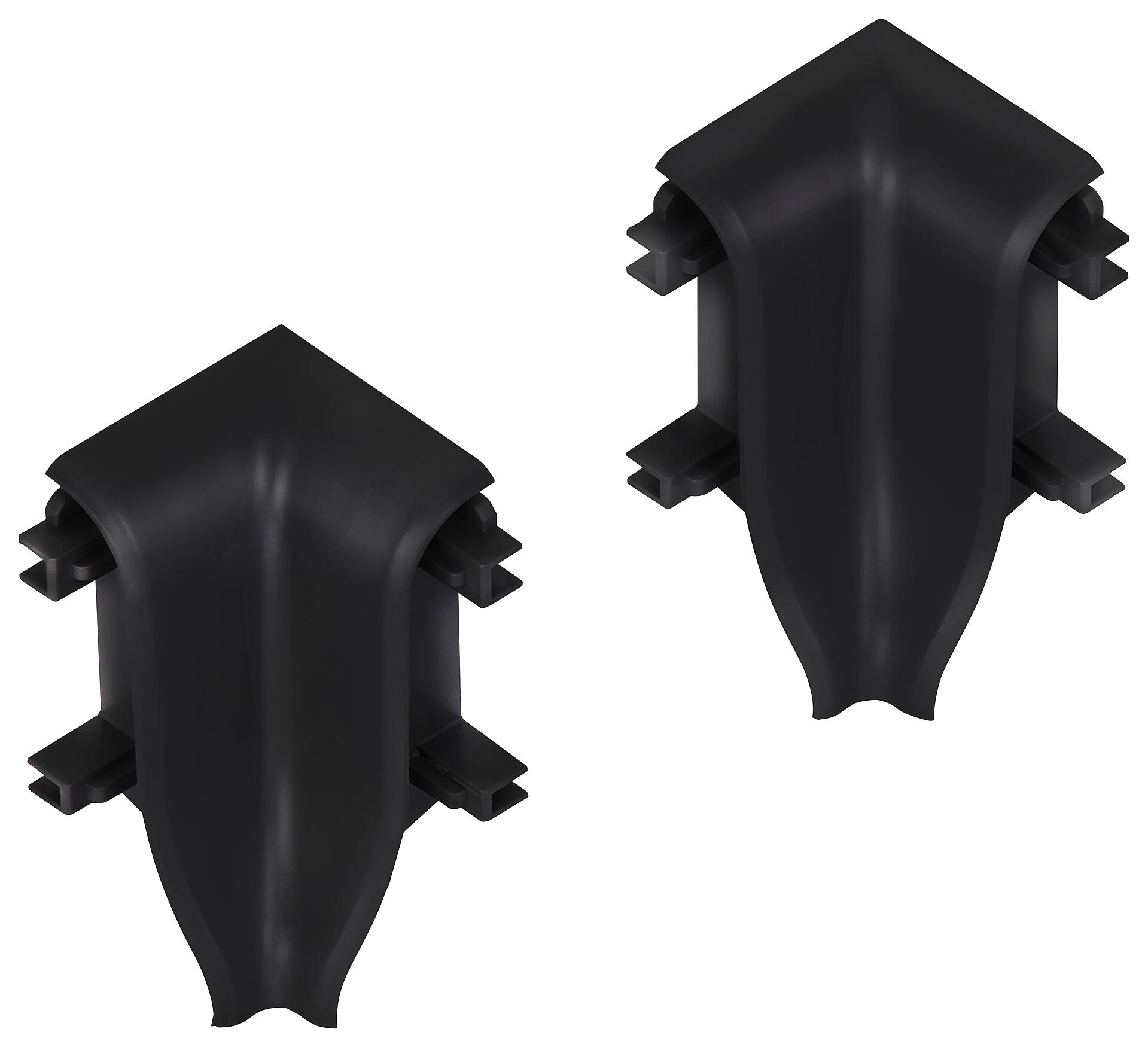 POCOline Innenecke schwarz L/B/H: ca. 2,9x2,9x5,12 cm