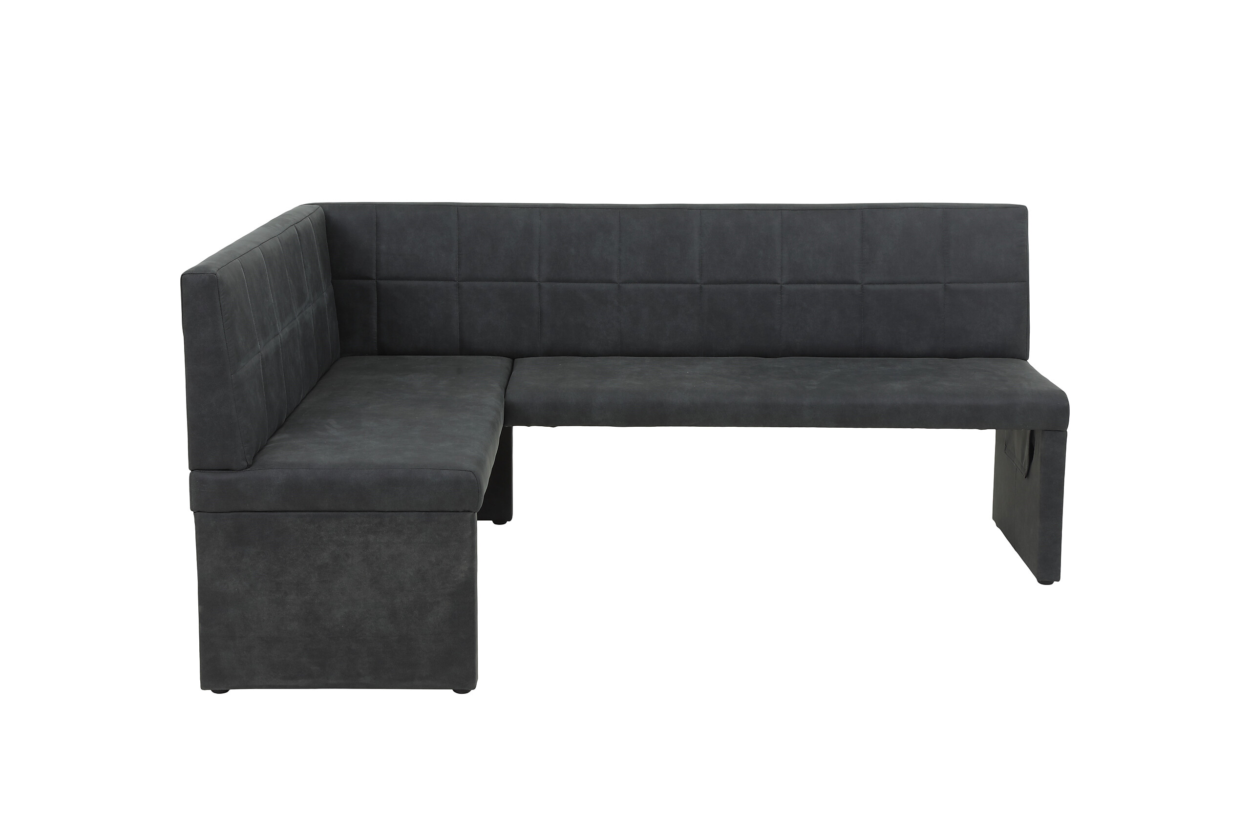 Eckbank Melanie anthrazit Vintage Optik B/H/T: ca. 140x90x200 cm