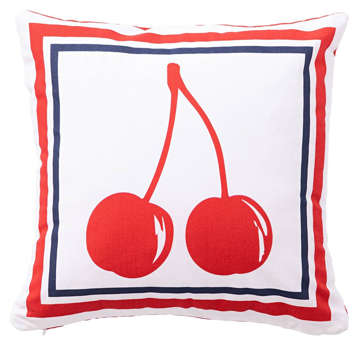 Dekokissen Fruits weiß Baumwolle B/L: ca. 40x40 cm