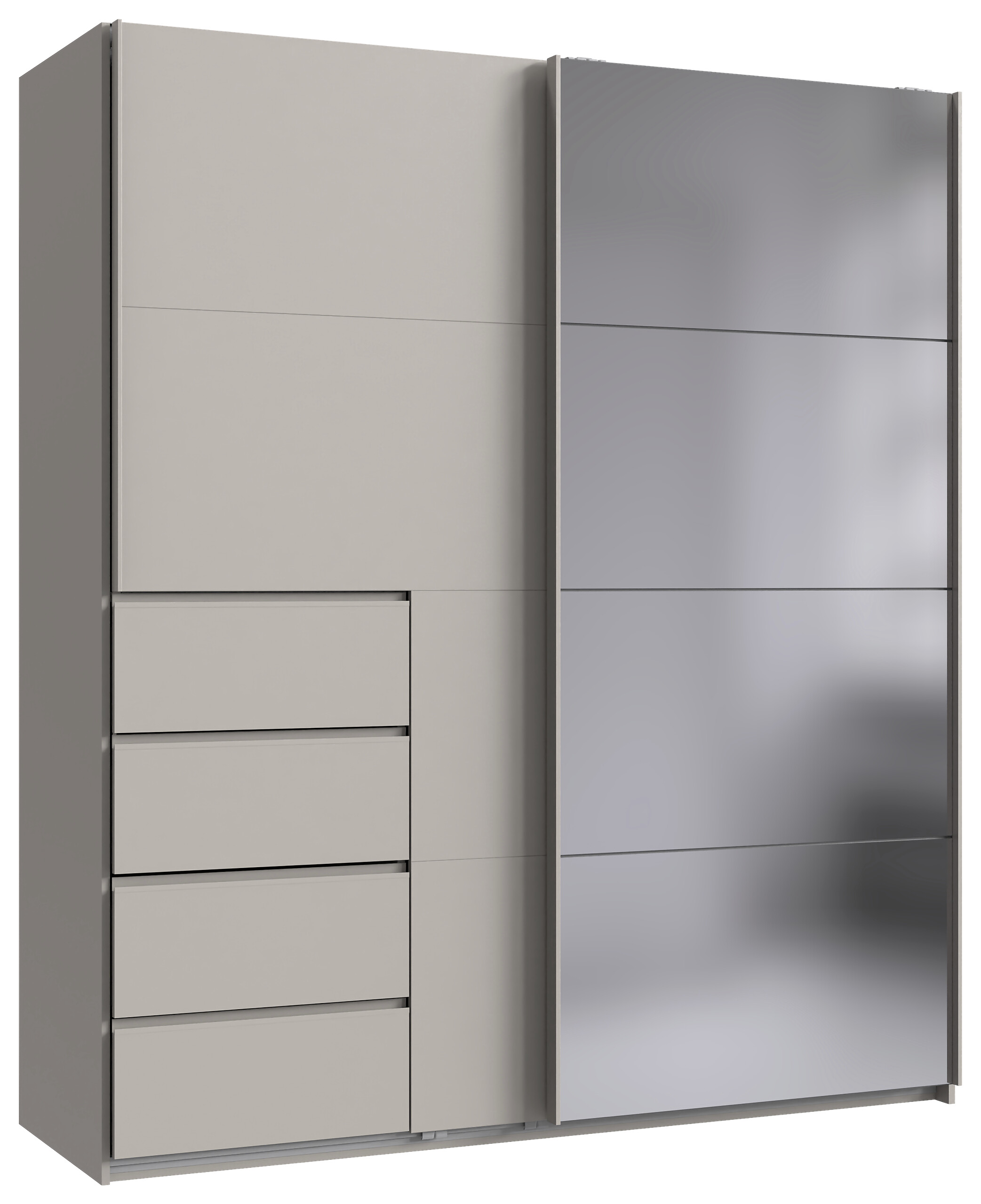 Schwebetürenschrank Bali Kaschmir B/H/T: ca. 180x208x64 cm