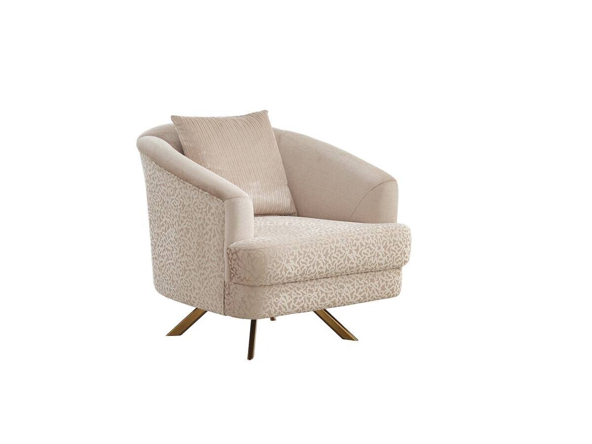 Sofa 3-2-1 Pera beige Webstoff