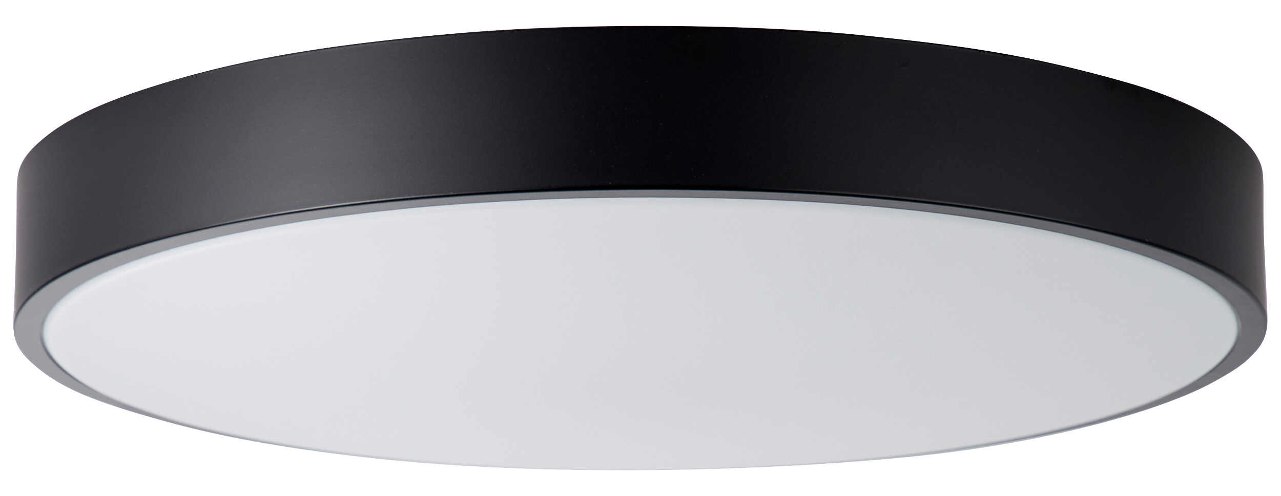 Brilliant Deckenleuchte Slimline G97014/76 schwarz weiß Metall Kunststoff H/D: ca. 8,5x49 cm