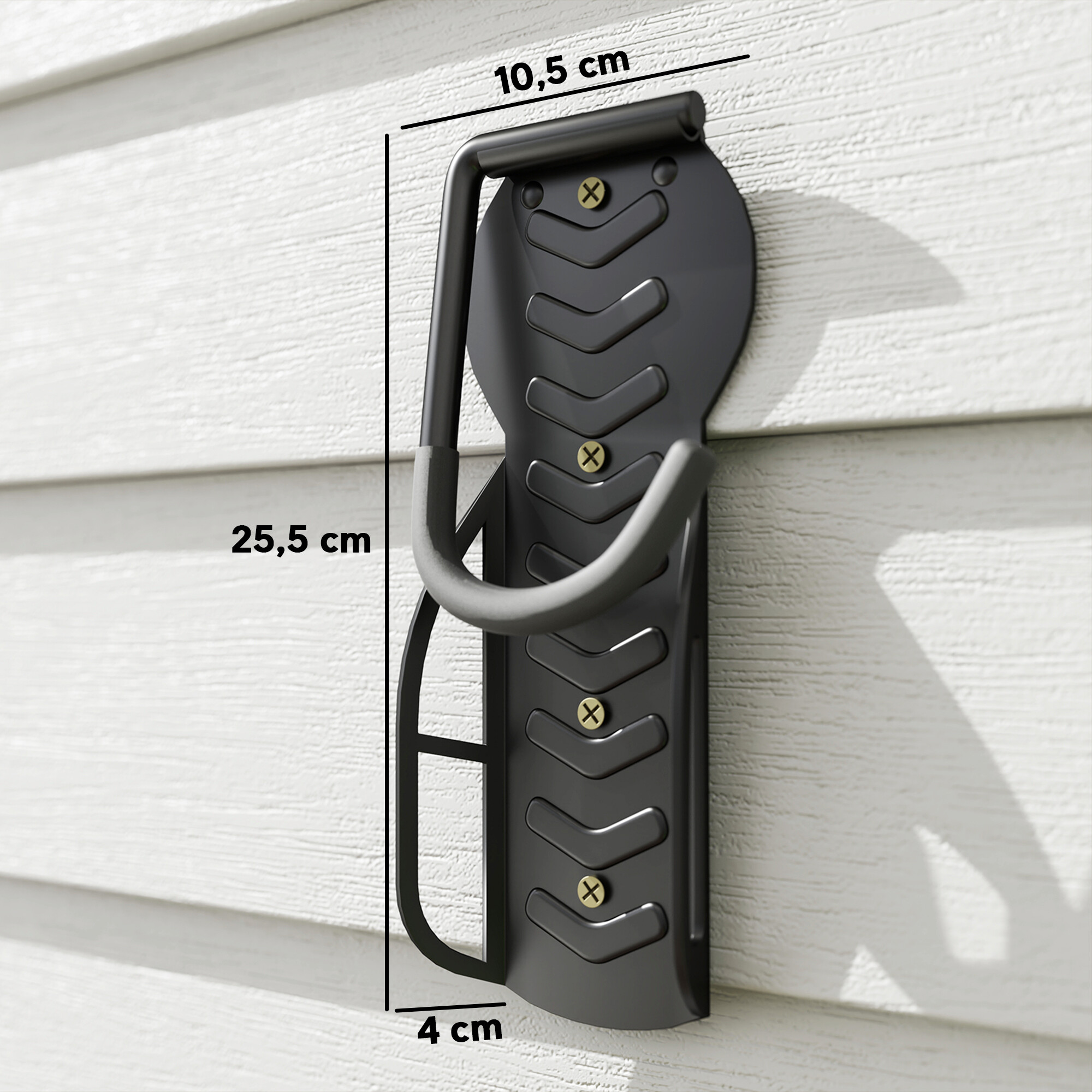 SPORTNOW Fahrrad-Wandhalterung B/H/L: ca. 10,5x4x25,5 cm