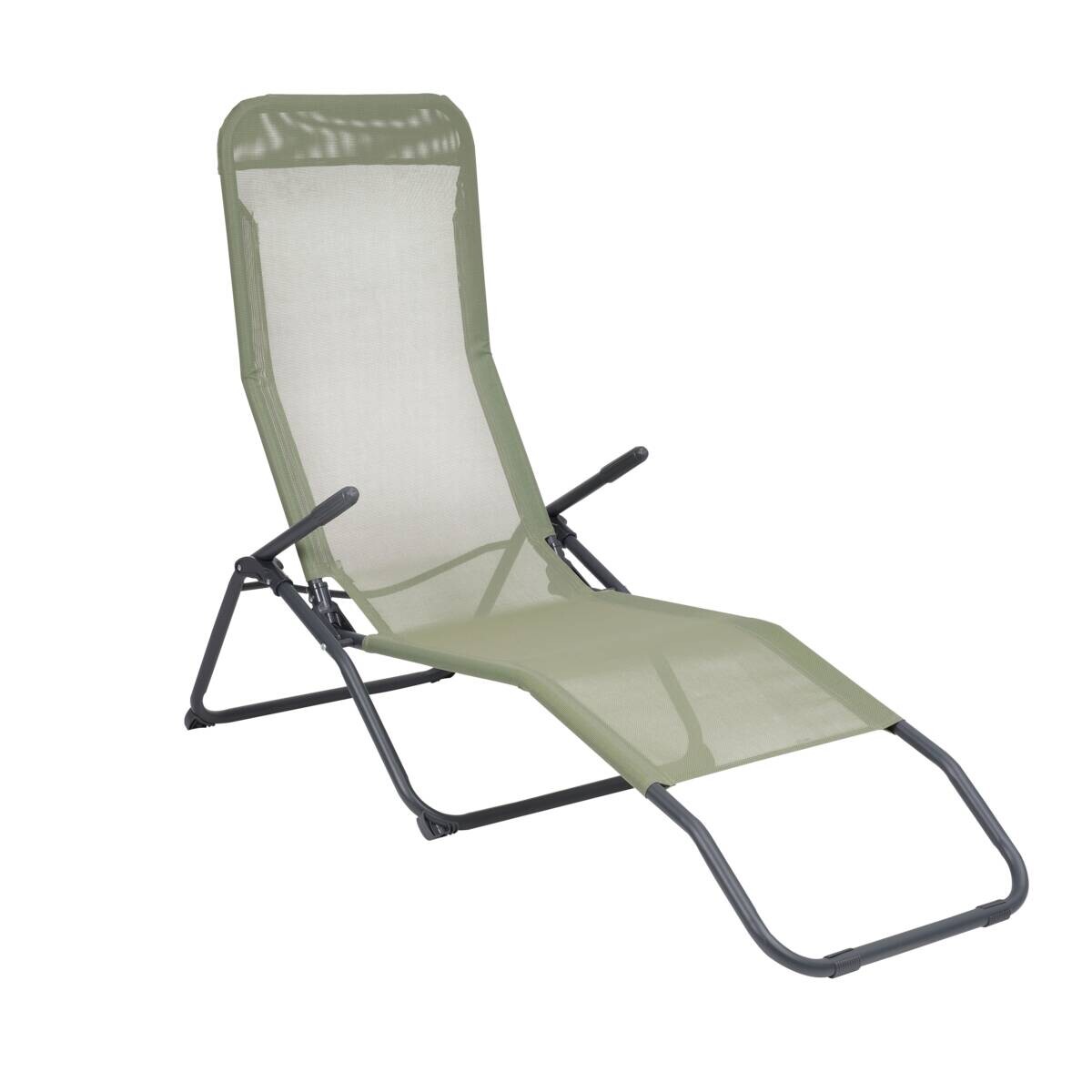 POCOline Wellnessliege salbei Textilene B/H/L: ca. 59x98x145 cm POCOline Wellnessliege salbei Textilene B/H/L: ca. 59x98x145 cm