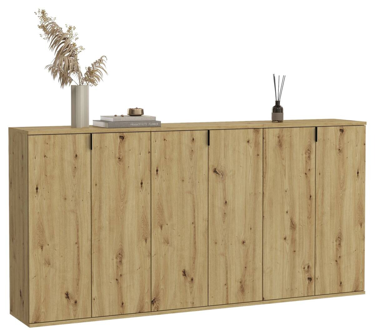 Garderobe PROJEKT Eiche Artisan Nachbildung B/H/T: ca. 183x99x34 cm