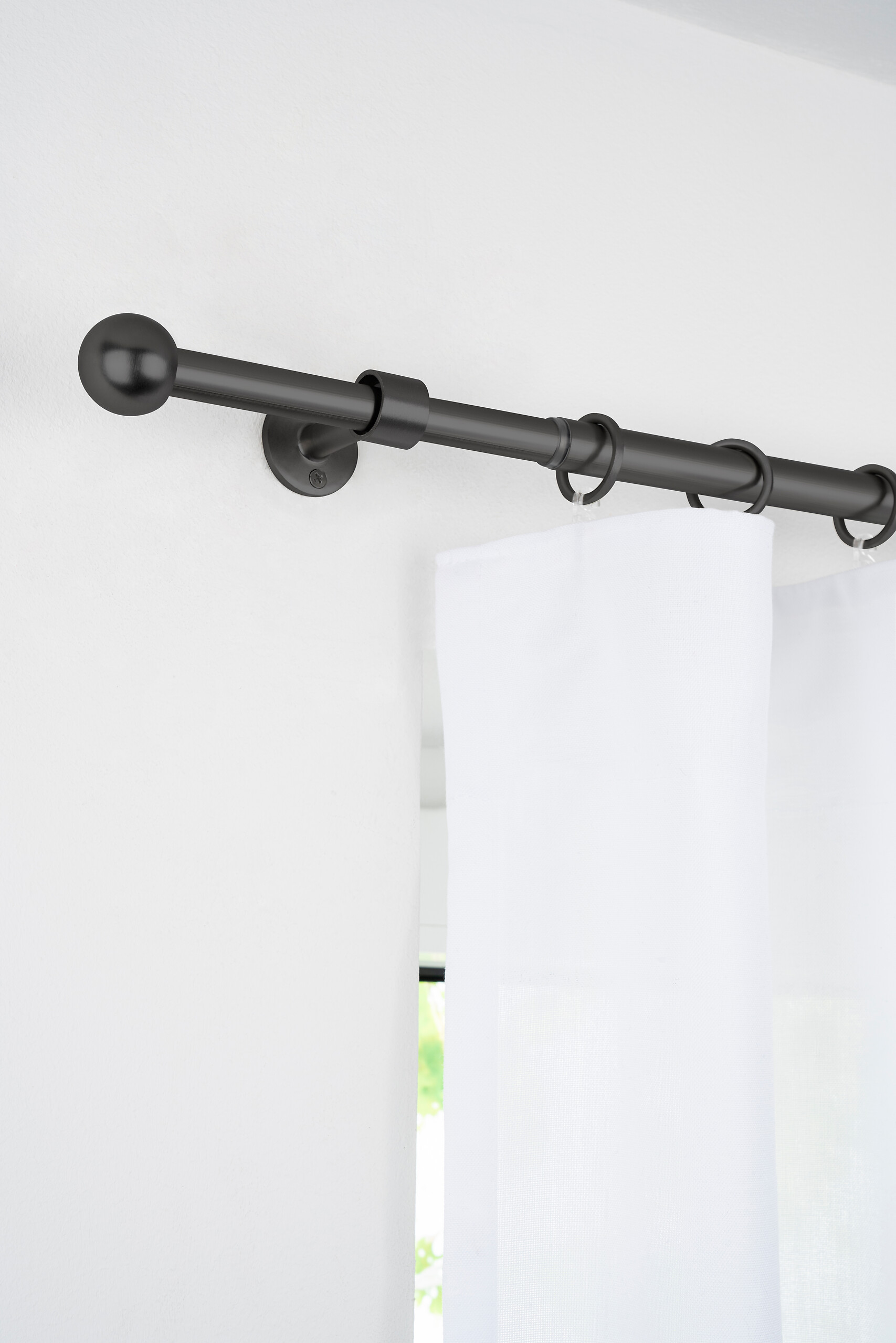 ondeco Stilgarnituren schwarz Metall L: ca. 280 cm ausziehbar von ca. 160 bis 280 cm 1.0 Läufe