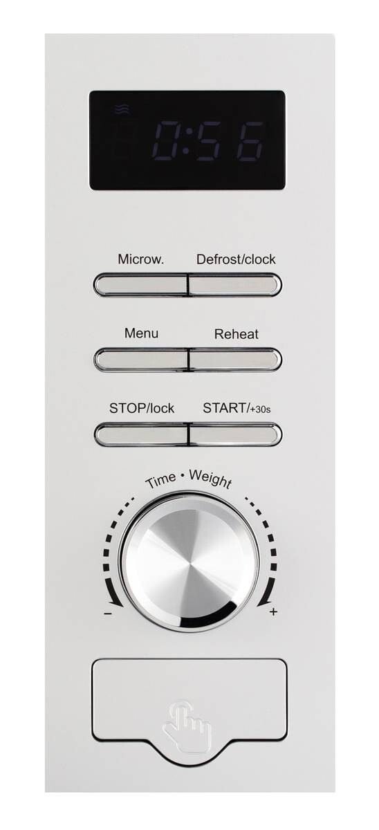 POCOline Mikrowelle silber Kunststoff D: ca. 26 cm ca. 20 l