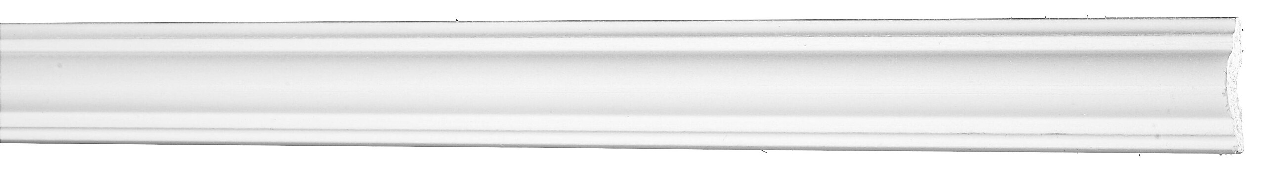 Flachprofil weiß B/H/L: ca. 2,5x1,1x200 cm