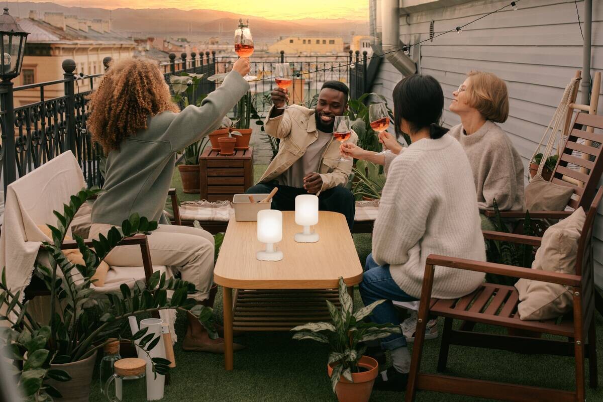 LED-Außenleuchte 850253 Termoli weiß H/D: ca. 23x13 cm