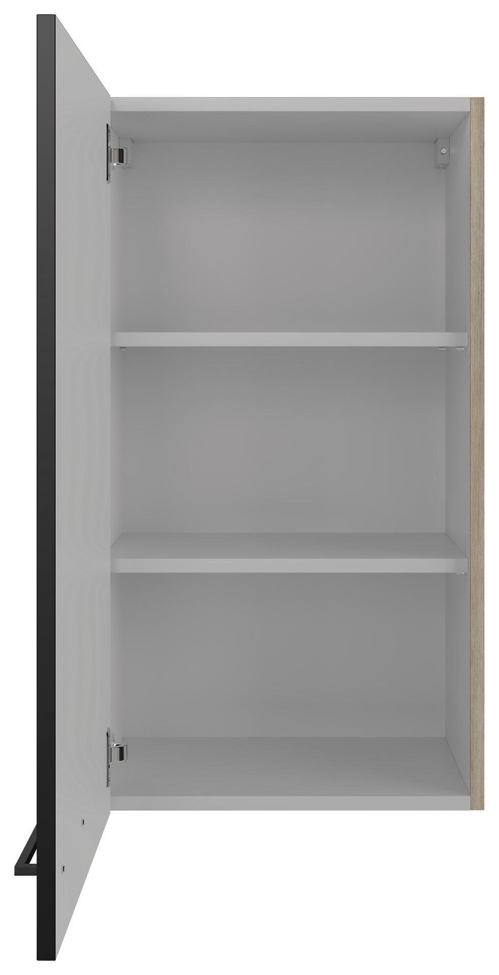 Hängeschrank Capri schwarz matt B/H/T: ca. 50x89x32 cm