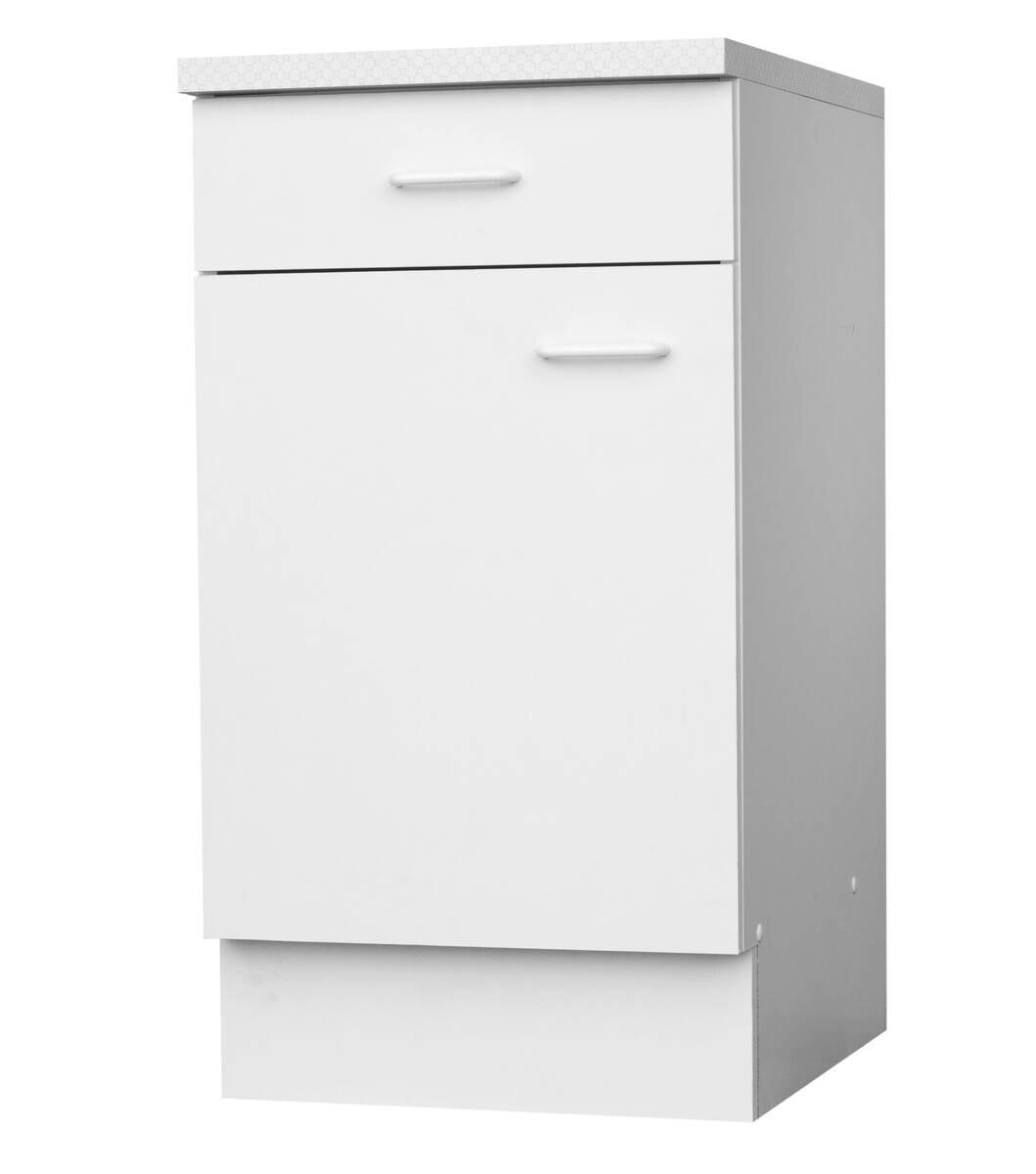 Unterschrank weiß matt B/H/T: ca. 50x85x60 cm