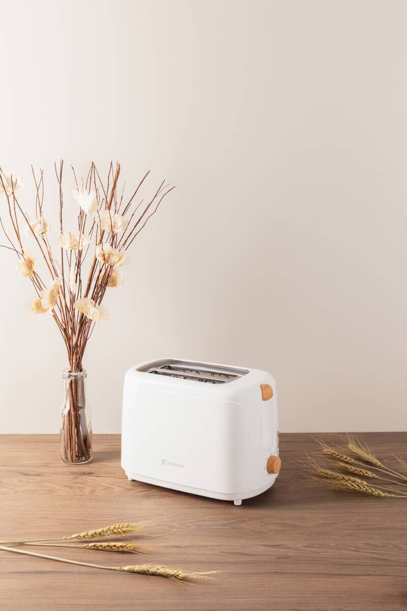 BERGNER Toaster weiß Kunststoff B/H/L: ca. 16x18,5x29,5 cm