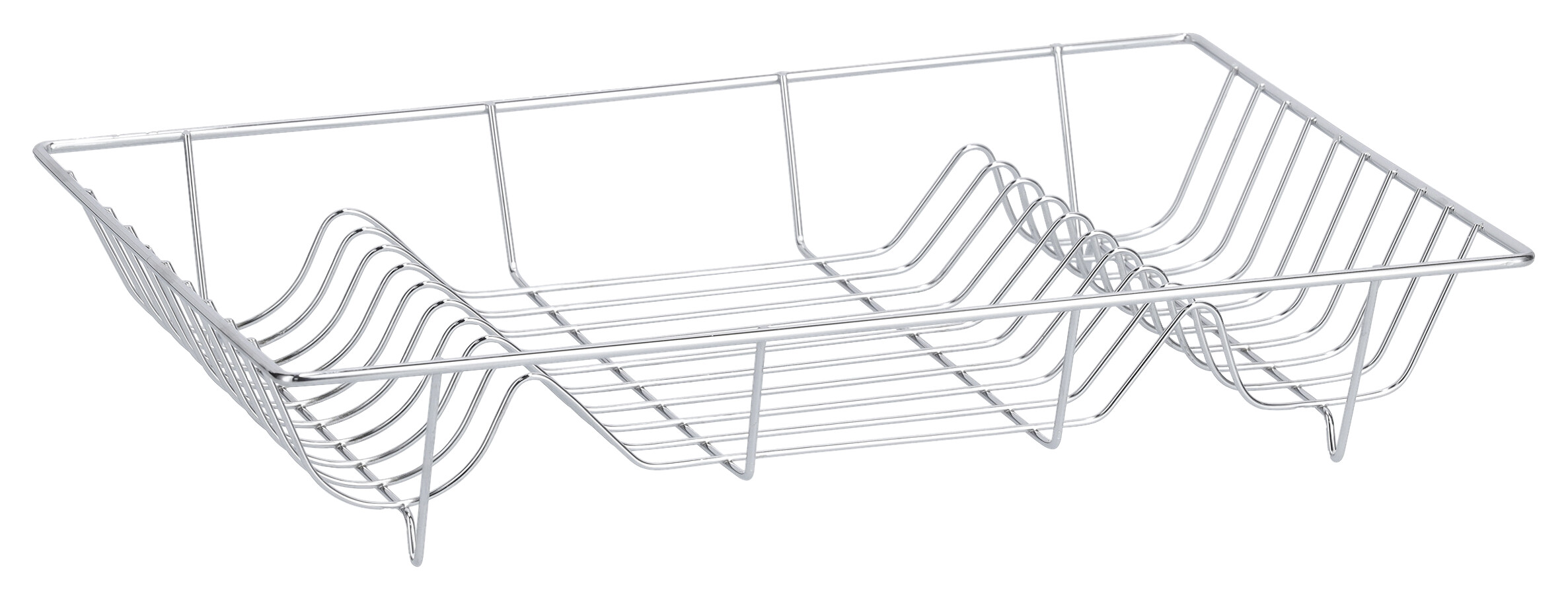 Zeller Geschirrabtropfständer weiß Metall B/H/L: ca. 32,5x9,5x48 cm