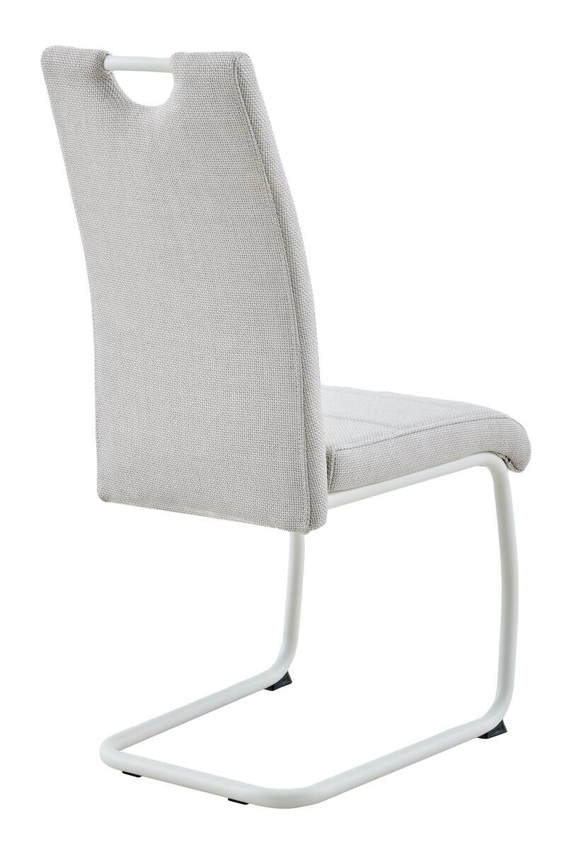 Schwingstuhl Florenz beige Webstoff B/H/T: ca. 43x99x60 cm