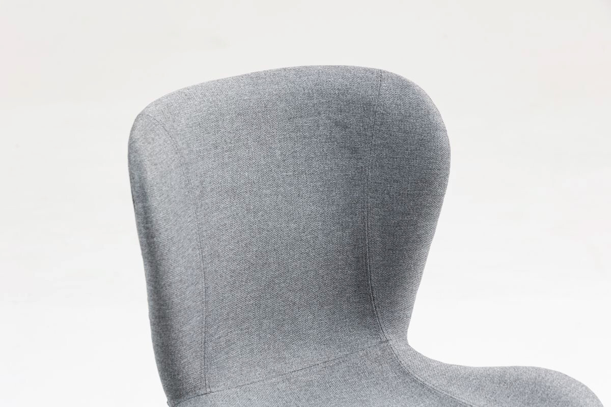 Stuhl Florenz hellgrau Microfaser B/H/T: ca. 47x80x52 cm