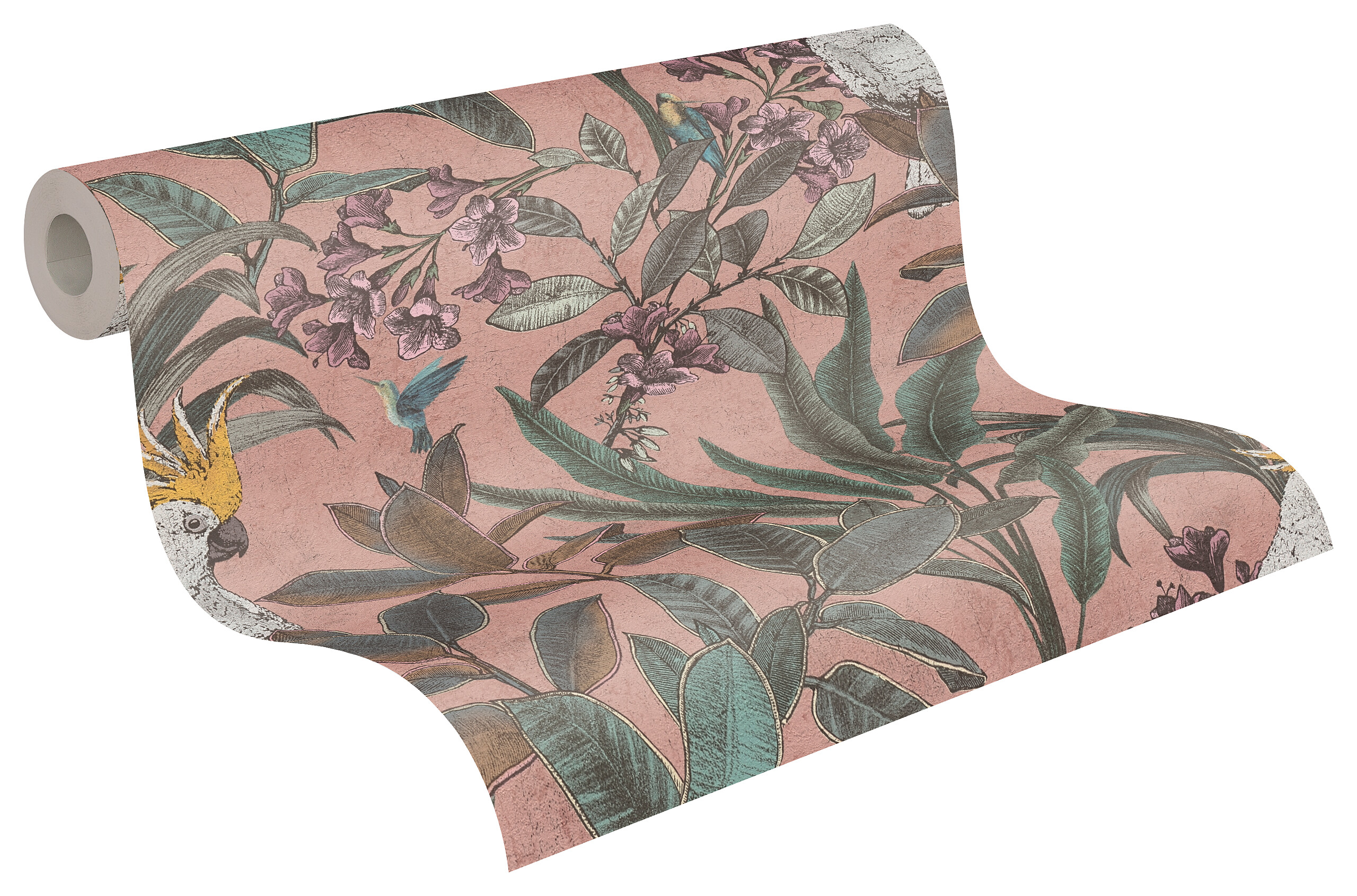 A.S.Creation Vliestapete violett grün B/H/D: ca. 53x1005x8 cm