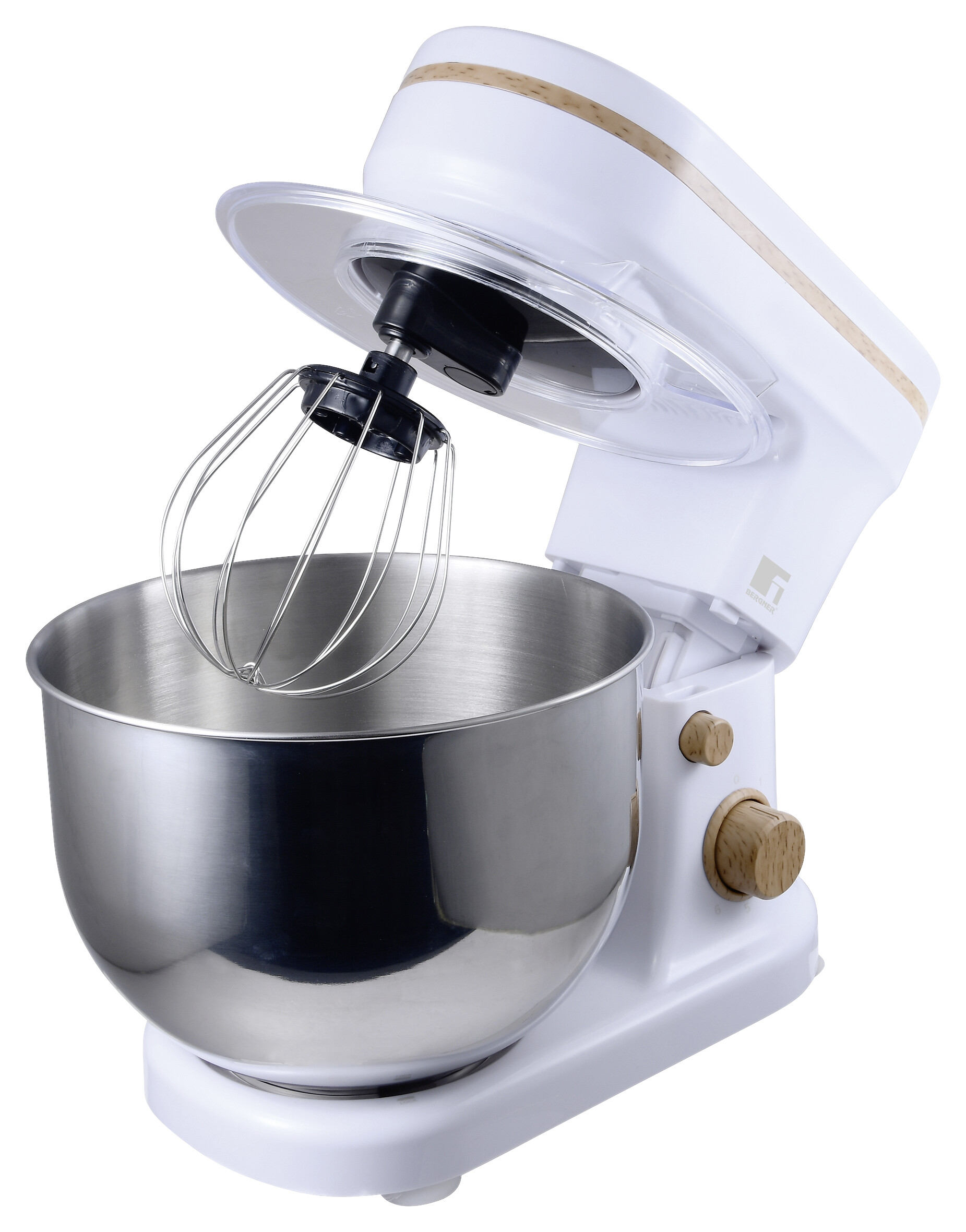 BERGNER Standmixer silber weiß BERGNER Standmixer silber weiß