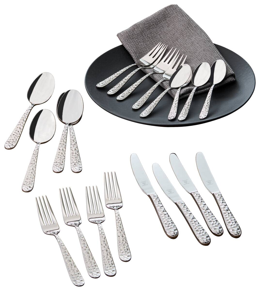 JUSTINUS Besteckset Edelstahloptik Edelstahl 20 tlg.