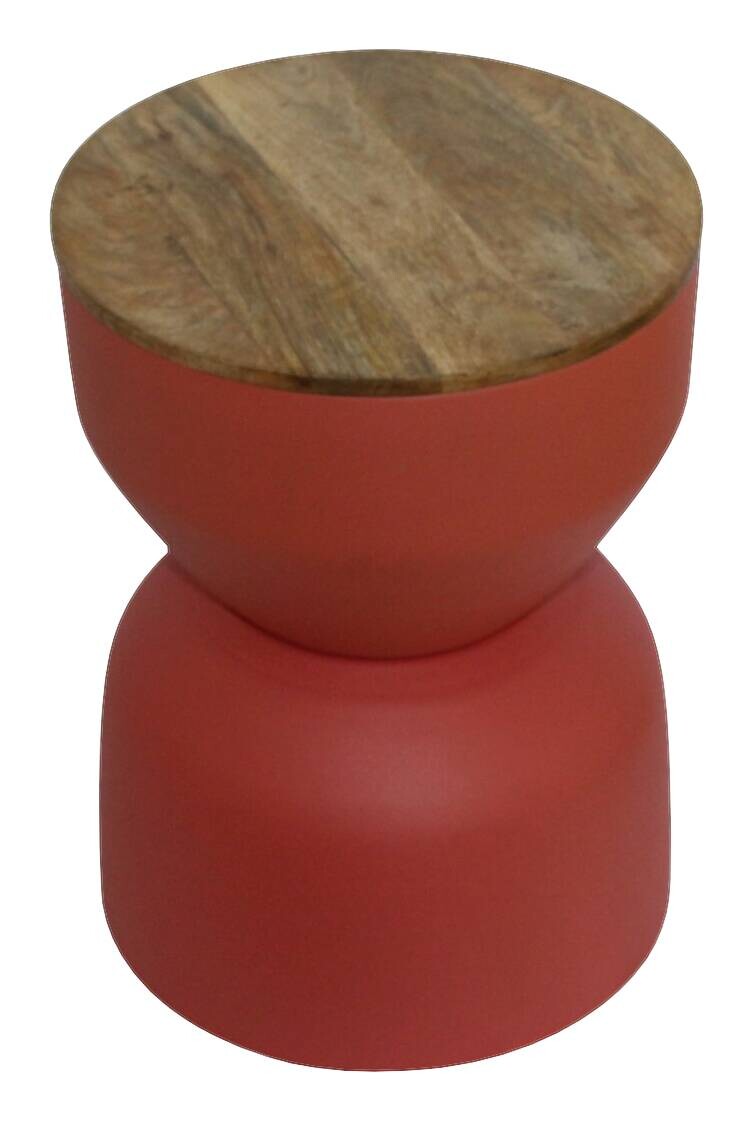 Beistelltisch Lino braun Mango H/D: ca. 41x30 cm