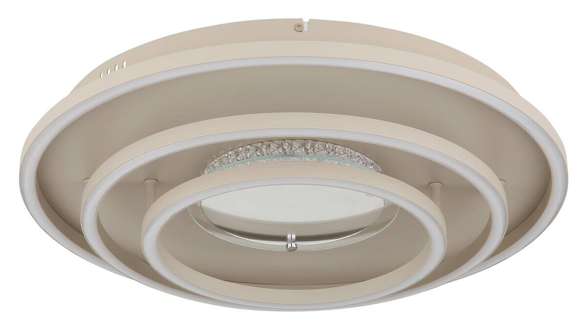 GLOBO Deckenleuchte sand Aluminium Metall H/D: ca. 10,8x51,1 cm 1 Brennstellen