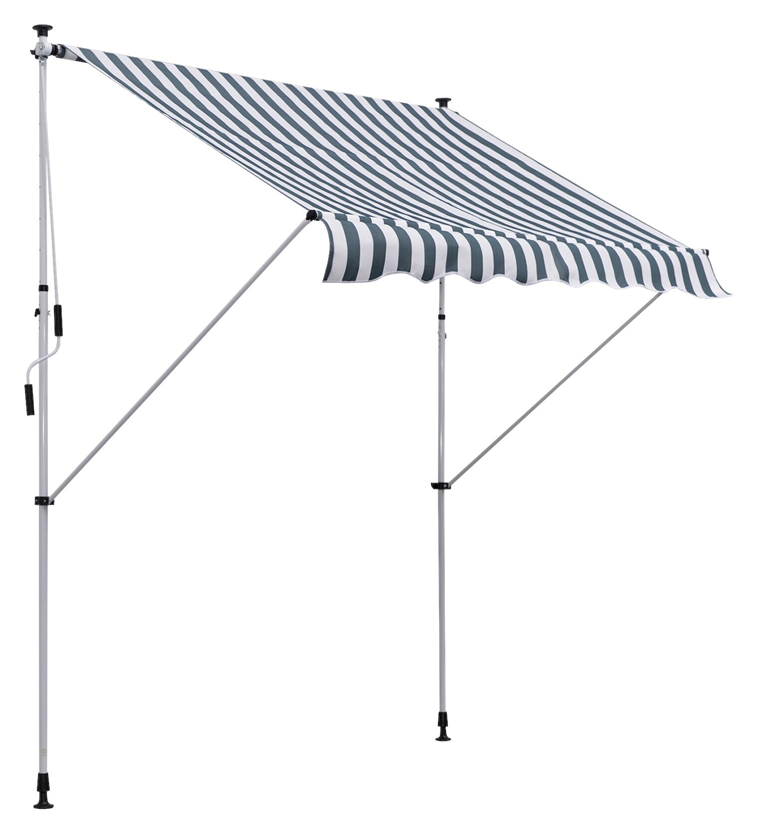 Outsunny Klemm-Markise grün B/H/L: ca. 200x280x150 cm