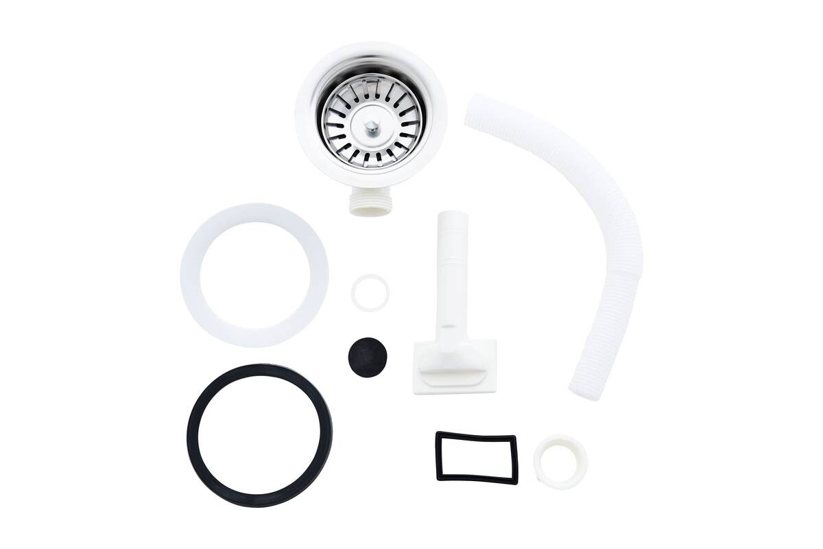 Respekta Einbauspüle Chicago 86 x 50 Edelstahl B/H/T: ca. 86x19x50 cm