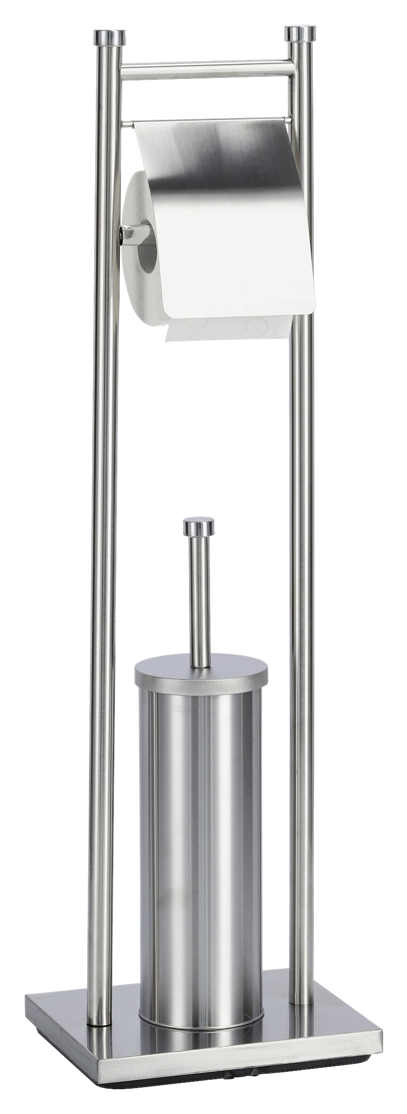 Zeller WC-Garnitur silber Edelstahl