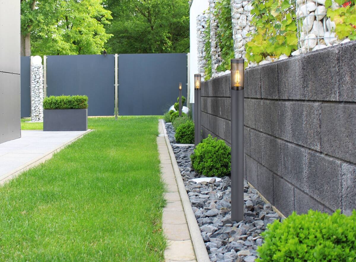 Außenleuchte Rauch anthrazit H/D: ca. 110x12,7 cm