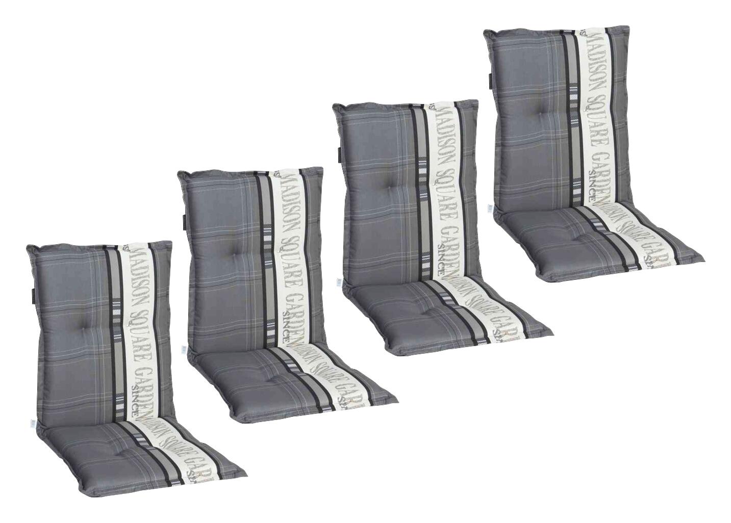 Madison Auflage Garden grau Polyester B/H/L: ca. 105x8x50 cm