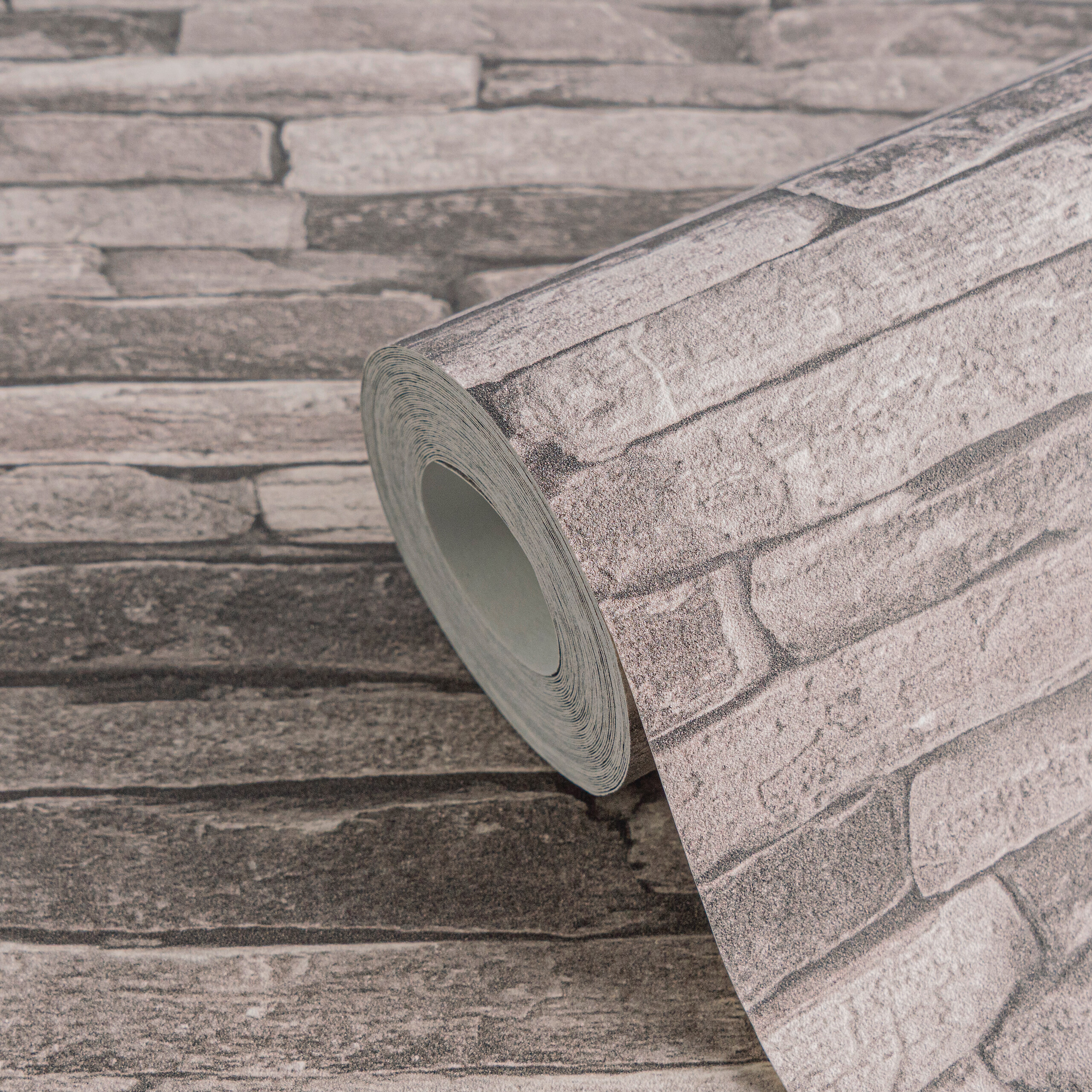 A.S.Creation Vliestapete schwarz grau creme B/H/D: ca. 53x1005x9,3 cm