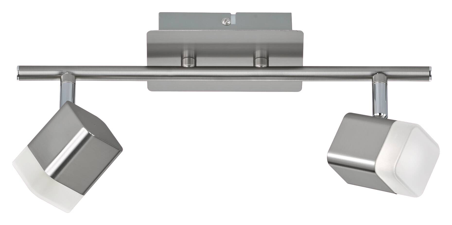 Spot nickel Metall B/H/T: ca. 34x15x9 cm 2 Brennstellen