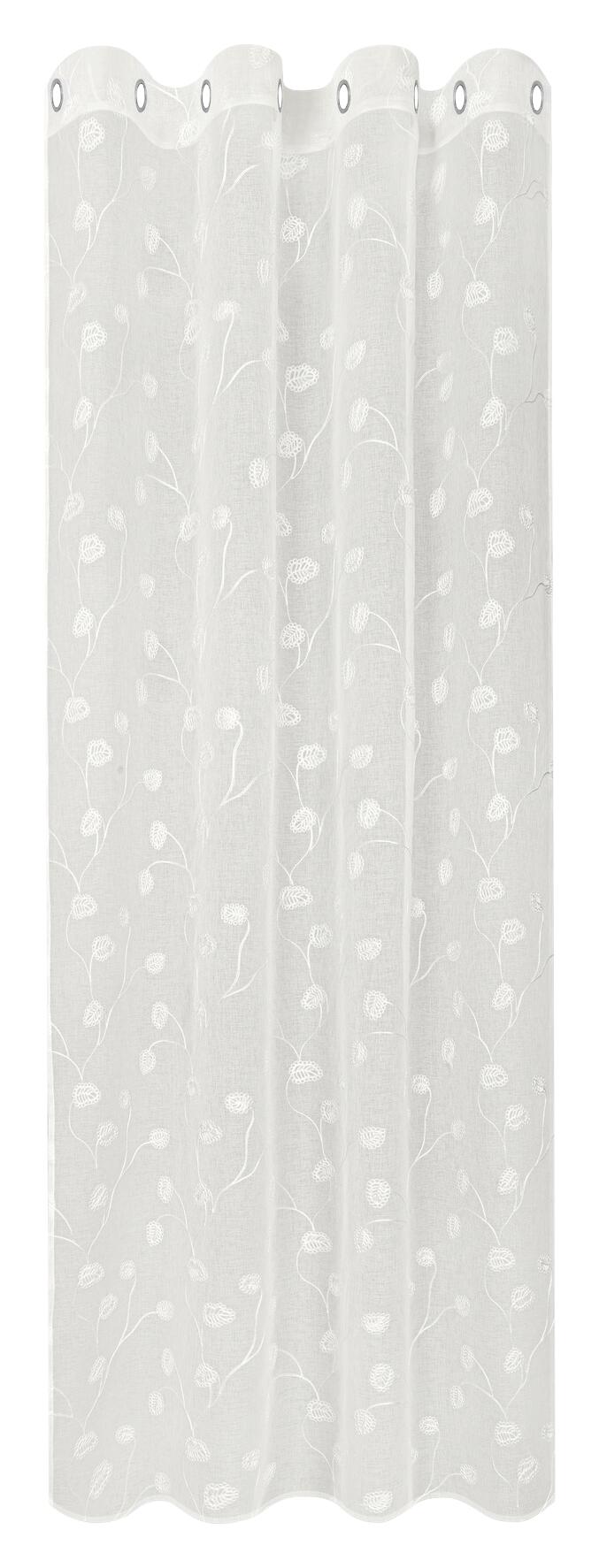 Happy Home Ösenschal Blätter natur B/L: ca. 140x245 cm