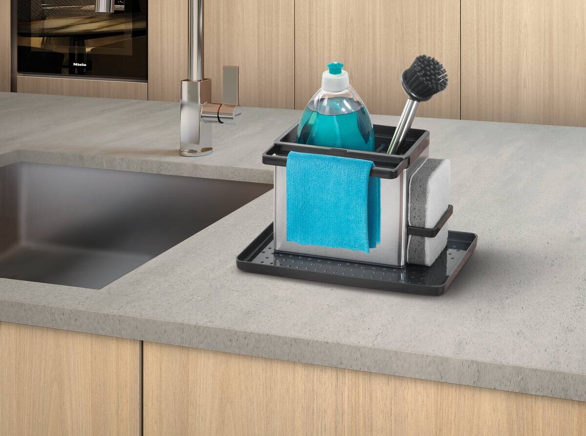 Metaltex Spülbecken-Organizer Tidytex silber Edelstahl B/H/T: ca. 24x14x13 cm