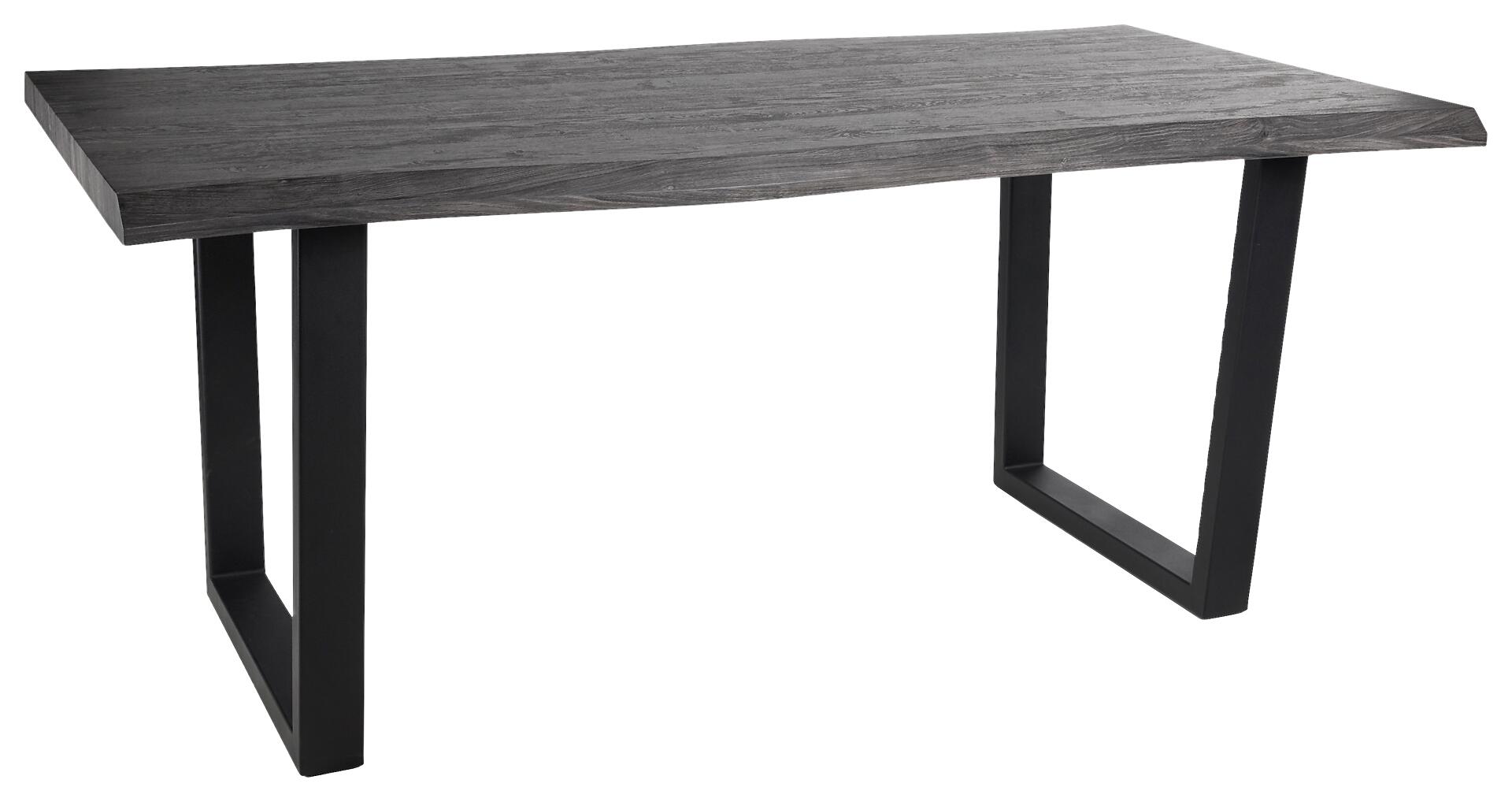 Esstisch Thea grau Akazie Nachbildung B/H/T: ca. 180x76x90 cm