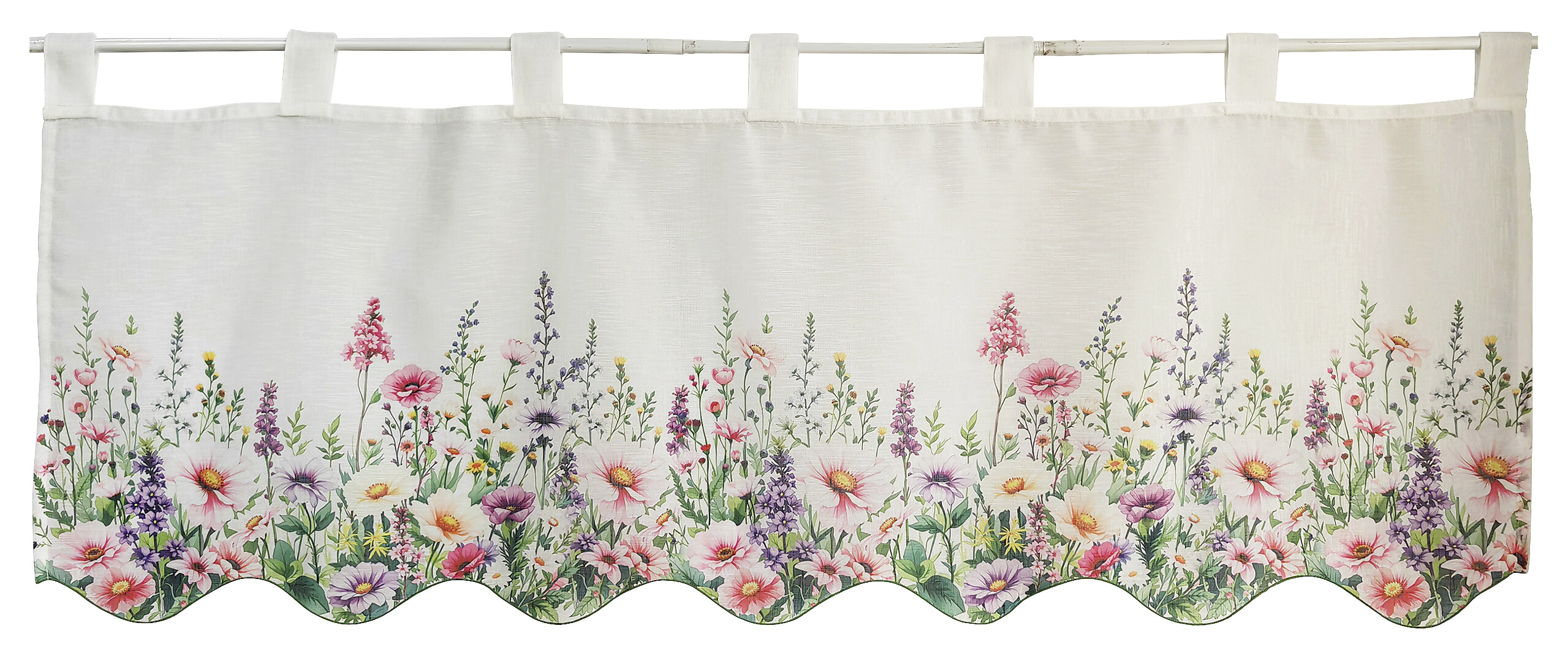 Scheibengardine sortiert B/L: ca. 120x45 cm