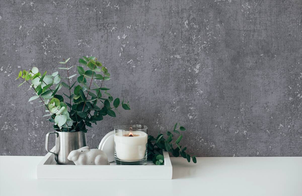 A.S.Creation Vliestapete anthrazit B/H/D: ca. 53x1005x8 cm