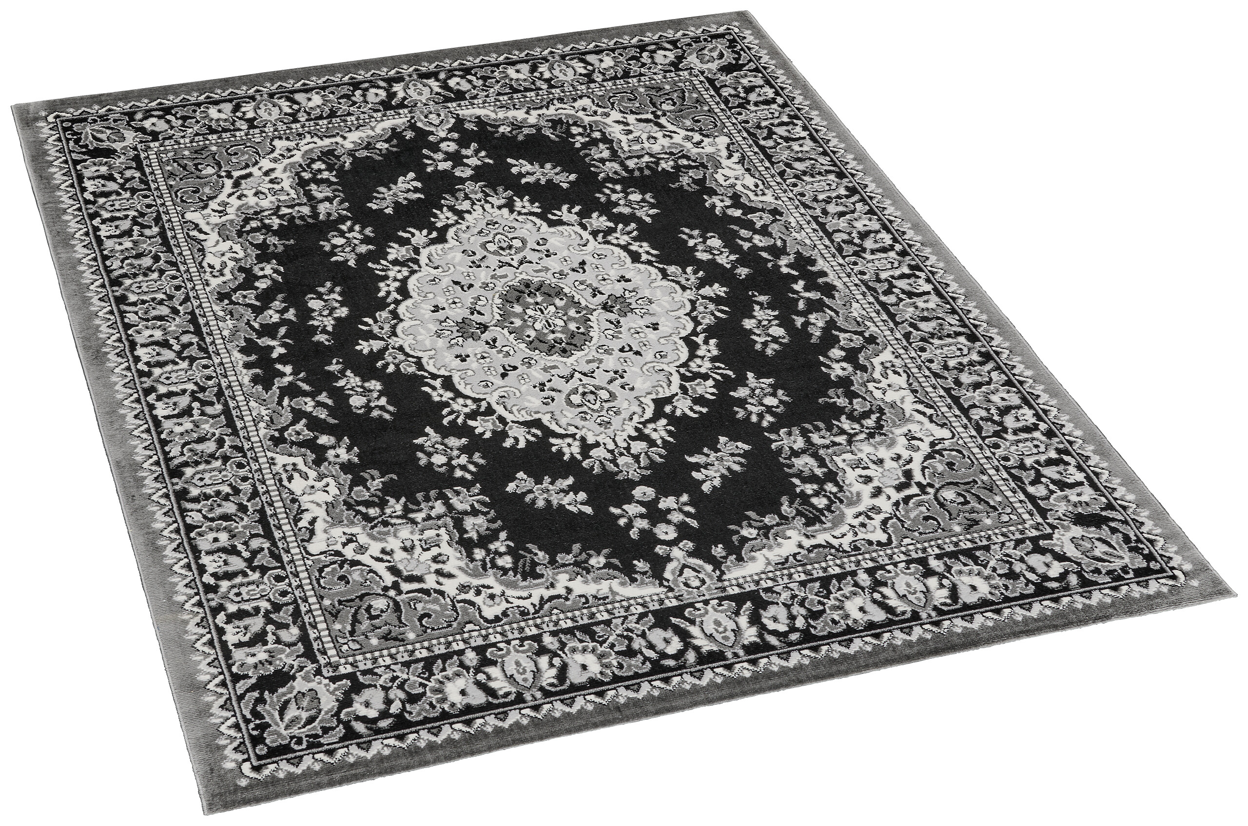 Webteppich Manila schwarz B/L: ca. 200x280 cm