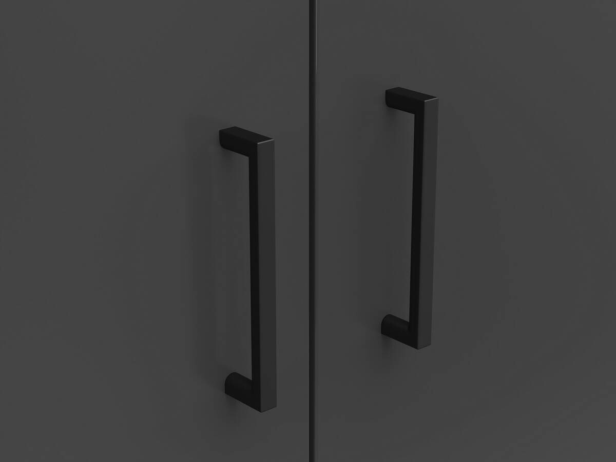 Schrank Multi-Stauraum Typ 37 anthrazit B/H/T: ca. 80x195x40 cm