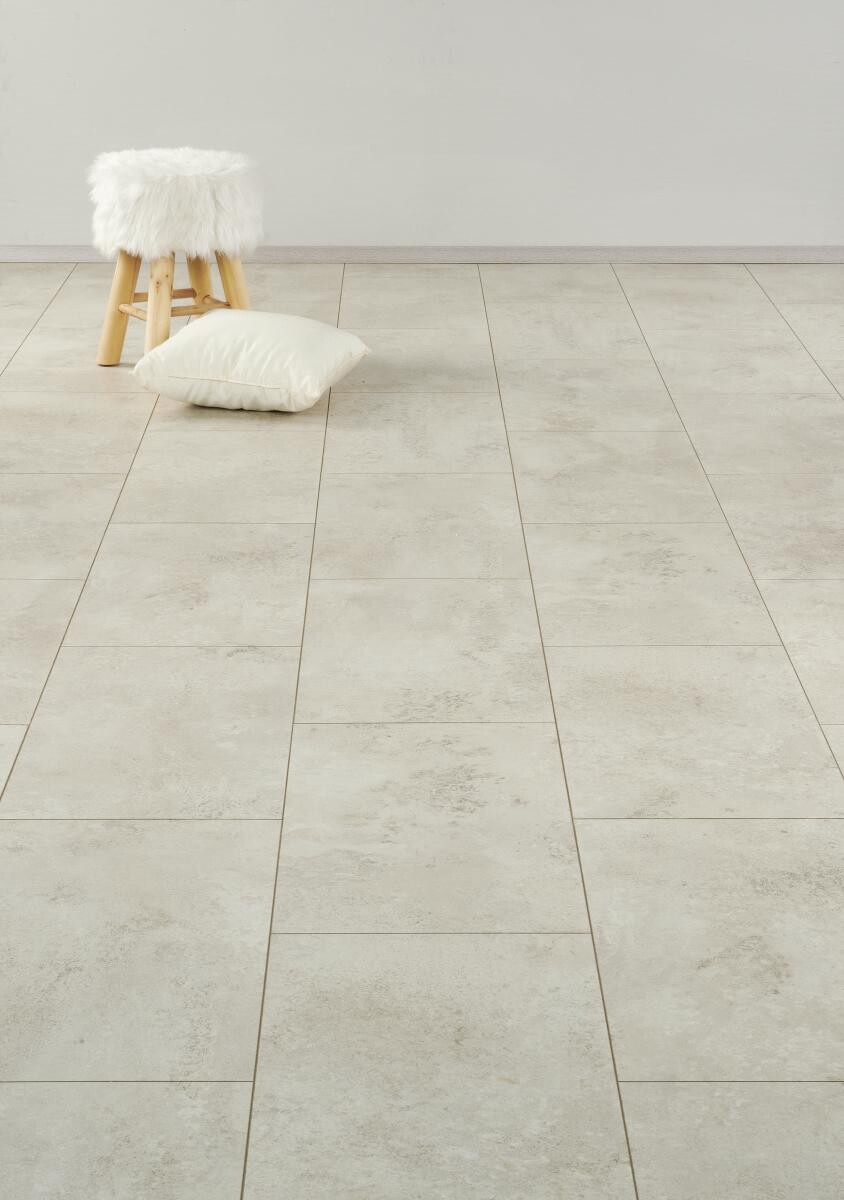 EGGER Laminatboden Kreidefliese ca. 2,5349 m² im Paket B/L: ca. 34x130,5 cm pro Paket