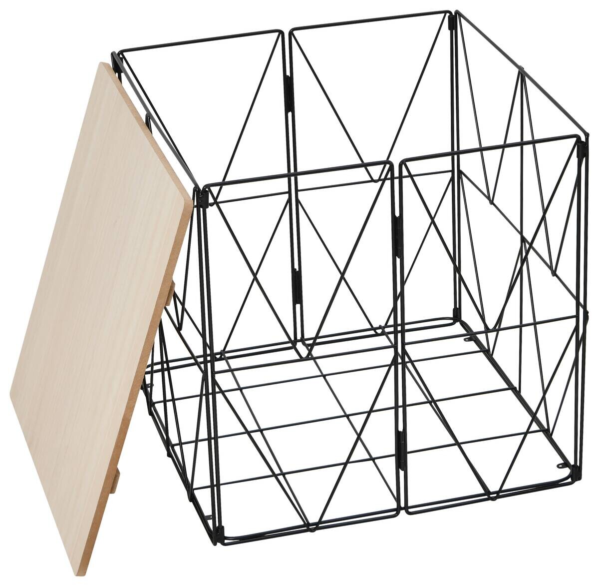 POCOline Beistelltisch schwarz Metall