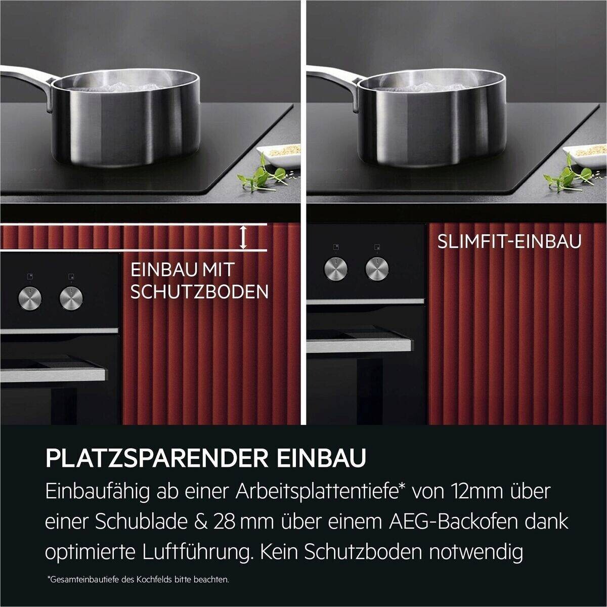 AEG Backofen-Set XXXL60 schwarz B/H/T: ca. 59,4x59,4x56 cm