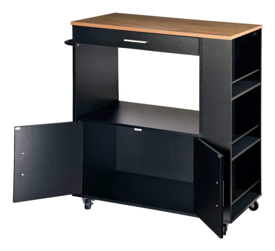 Kesper Küchenwagen grau Spanplatte B/H/T: ca. 75x88x40 cm