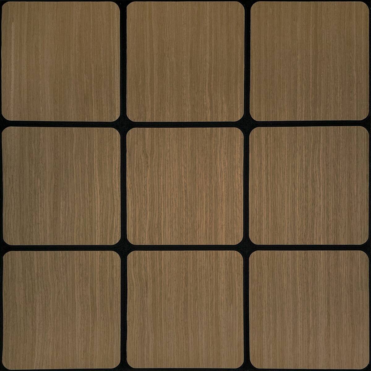 Wandpaneel braun B/H: ca. 64x64 cm