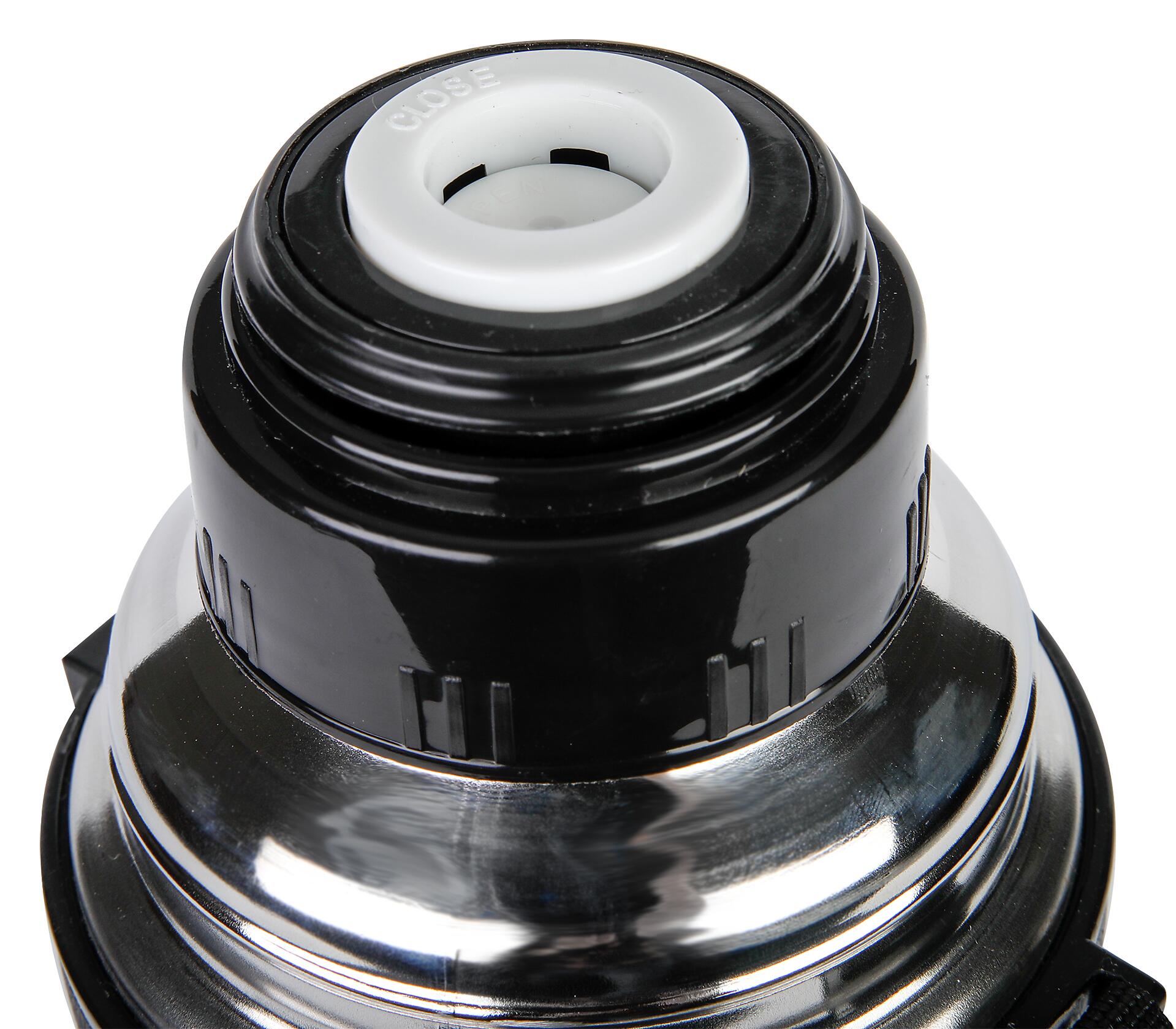 Axentia Isolierflasche silber Edelstahl B/H/L: ca. 9,4x30x9,4 cm