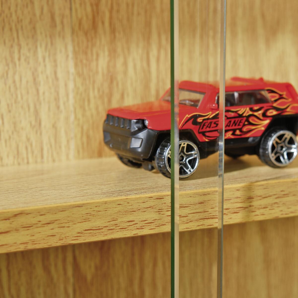 Vitrine Acquario buche Nachbildung Holzwerkstoff B/H/T: ca. 80x60x10 cm