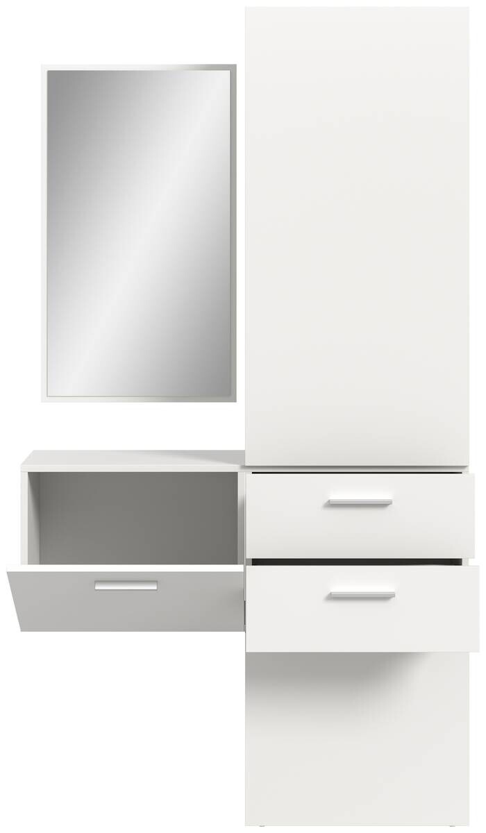 Garderobe VAGA weiß B/H/T: ca. 104x190x36 cm