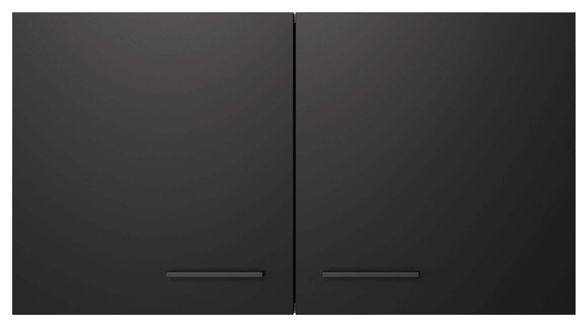 Hängeschrank Capri schwarz matt B/H/T: ca. 100x54,8x32 cm